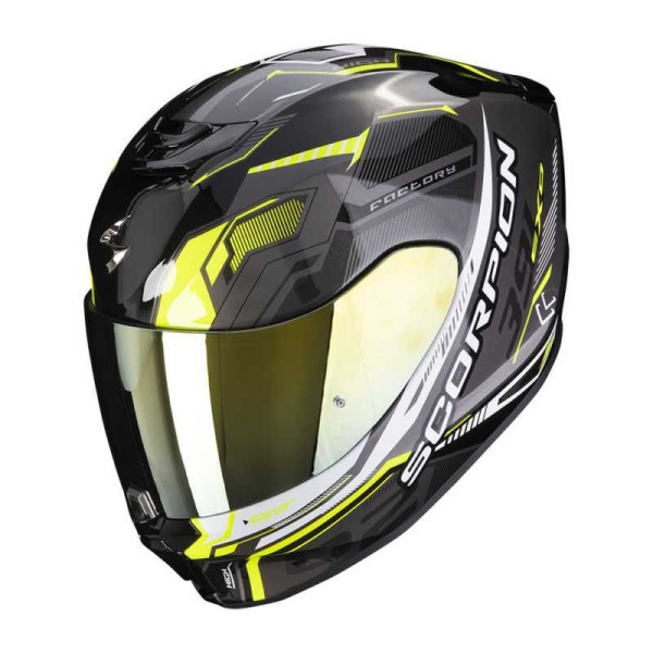 Scorpion Helmets Exo 391 Haut Bk/Sil/Yell X-Small